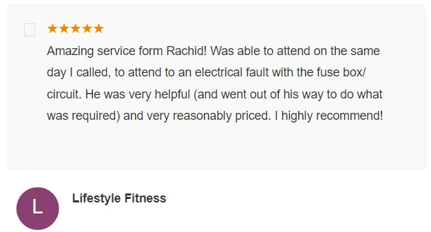 He was very helpful (and went out of his way to do what was required) and very reasonably priced. I highly recommend! Lifestyle Fitness